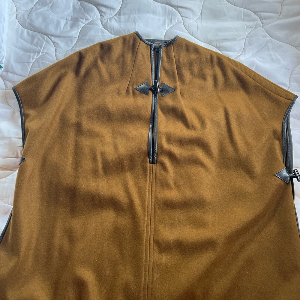 Pendleton wool poncho